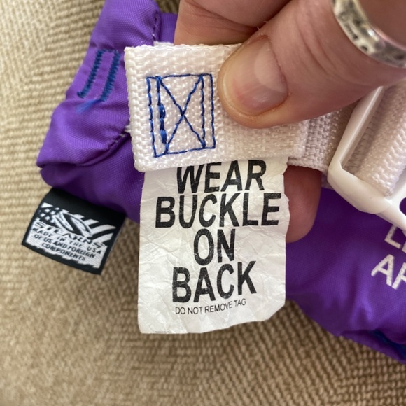 Preschooler Life Jacket, Puddle Jumper brand.Purple with Sea Turtle. EUC. - Picture 6 of 10